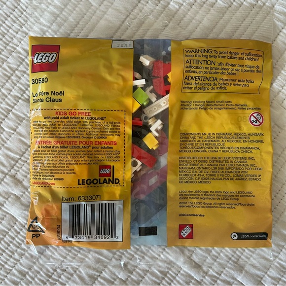 Lego 30580 Polybag Creator Santa Claus New Sealed - Picture 2 of 2